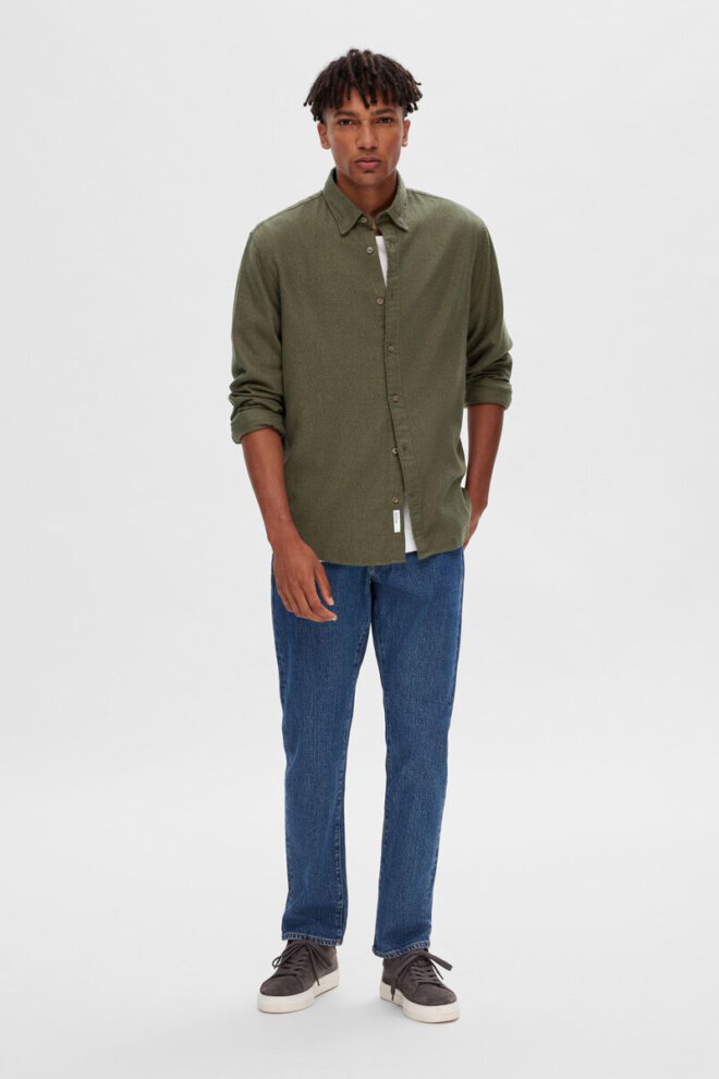 HEMD 16090194 SLHREGOWEN FOREST NIGHT