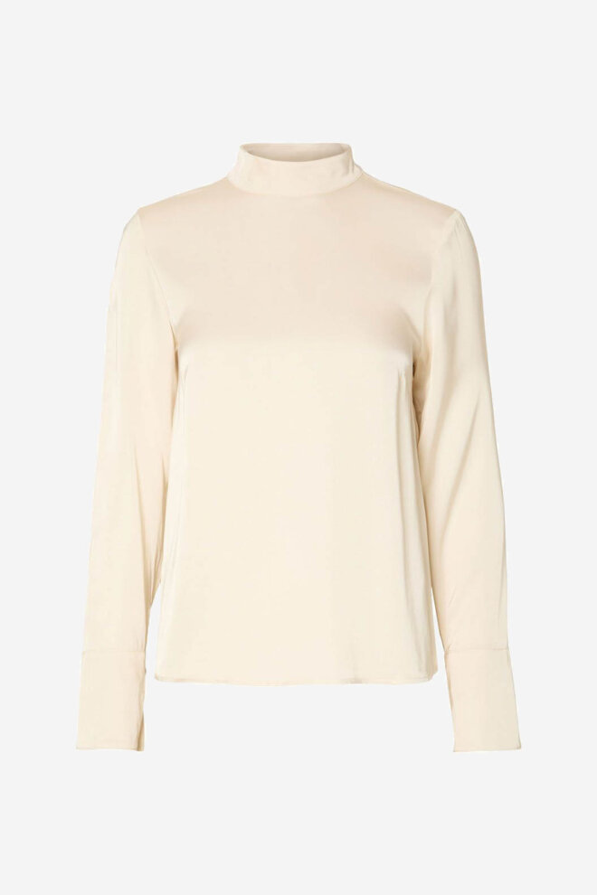 BLUSE 16091158 SLFIVY LS BIRCH