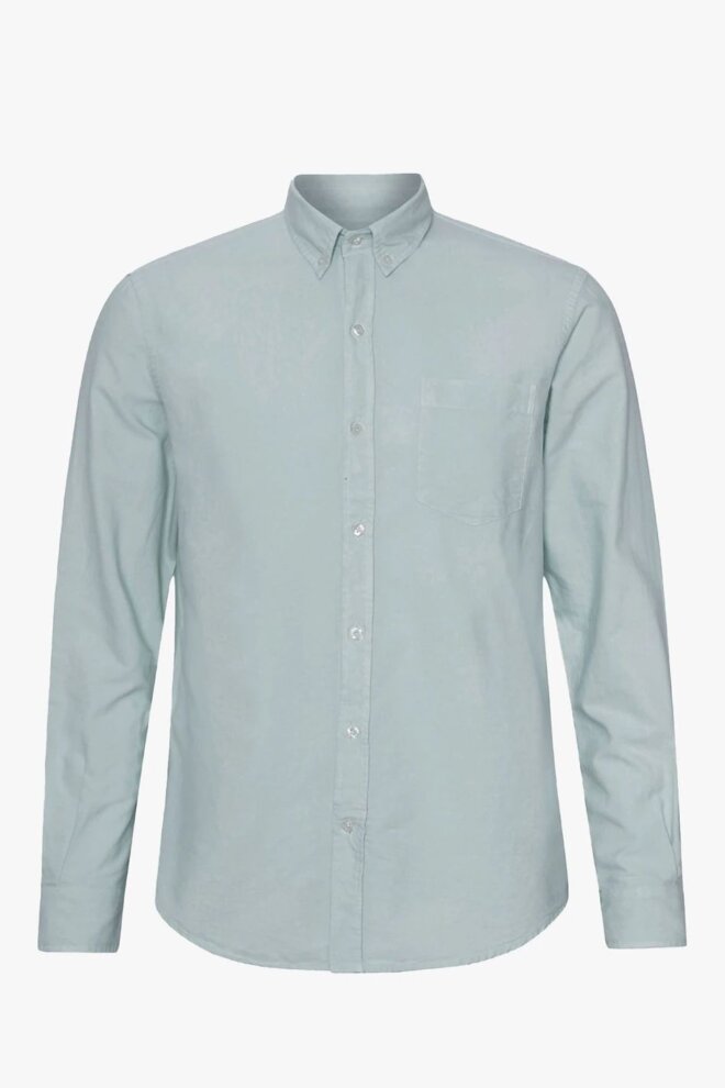 HEMD ORGANIC BUTTON DOWN SHIRT CLOUDY GREY