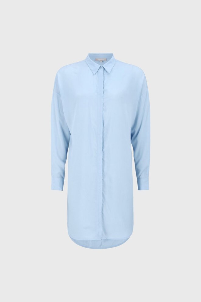 BLUSE SRFREEDOM LONG SHIRT CASHMERE BLUE