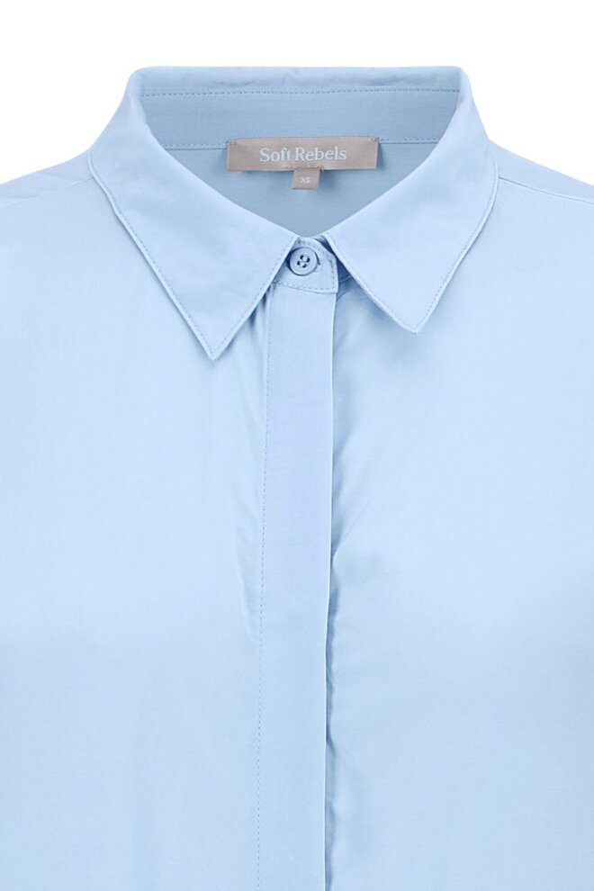 BLUSE SRFREEDOM LONG SHIRT CASHMERE BLUE