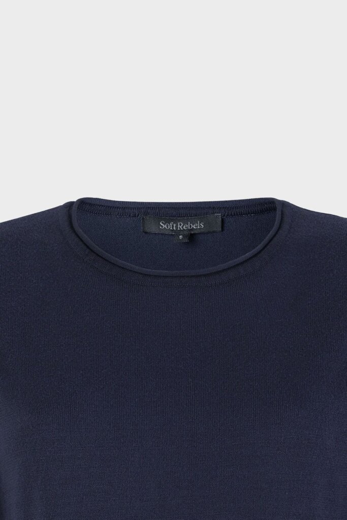 PULLOVER SRMARLA O-NECK ROLL EDGE TOTAL ECLI