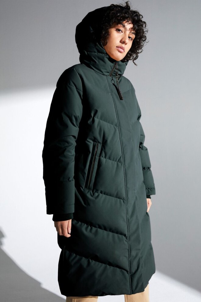 MANTEL ELVINE NAEMI BOTTLE GREEN