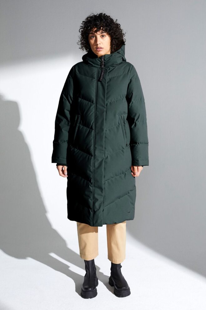 MANTEL ELVINE NAEMI BOTTLE GREEN