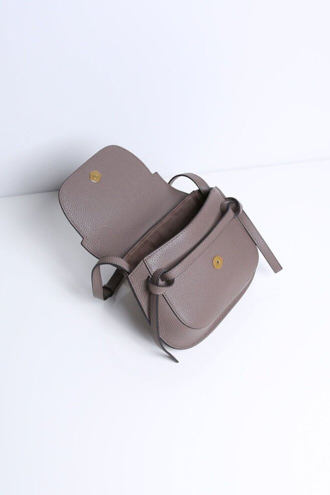 TASCHE CLINT DARK TAUPE