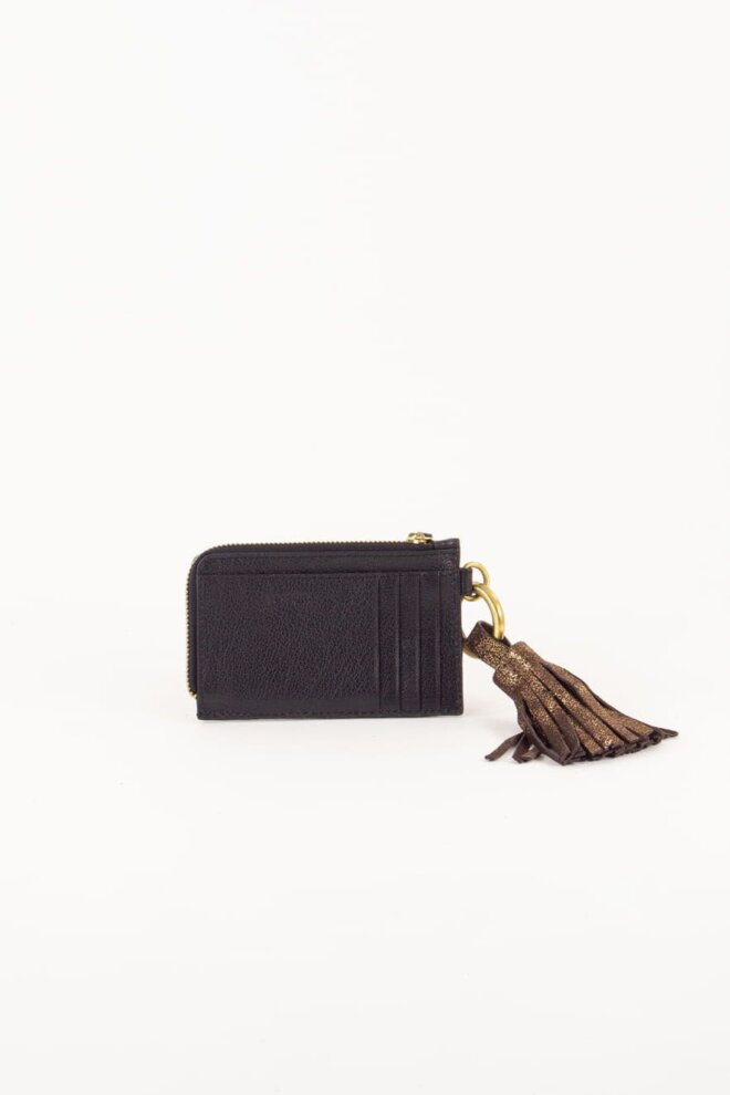 TASCHE SAVICO PURSE BLACK LILAS