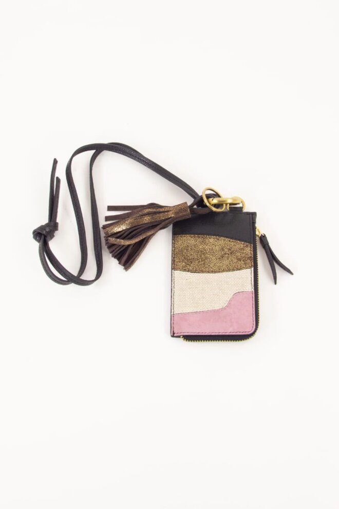 TASCHE SAVICO PURSE BLACK LILAS