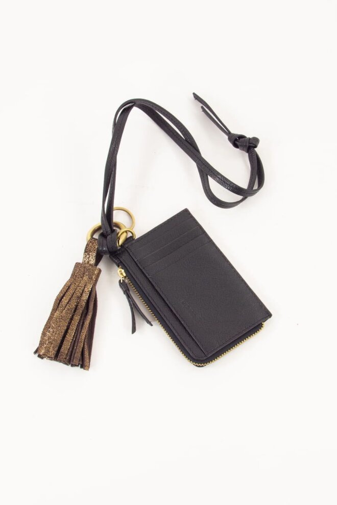 TASCHE SAVICO PURSE BLACK LILAS