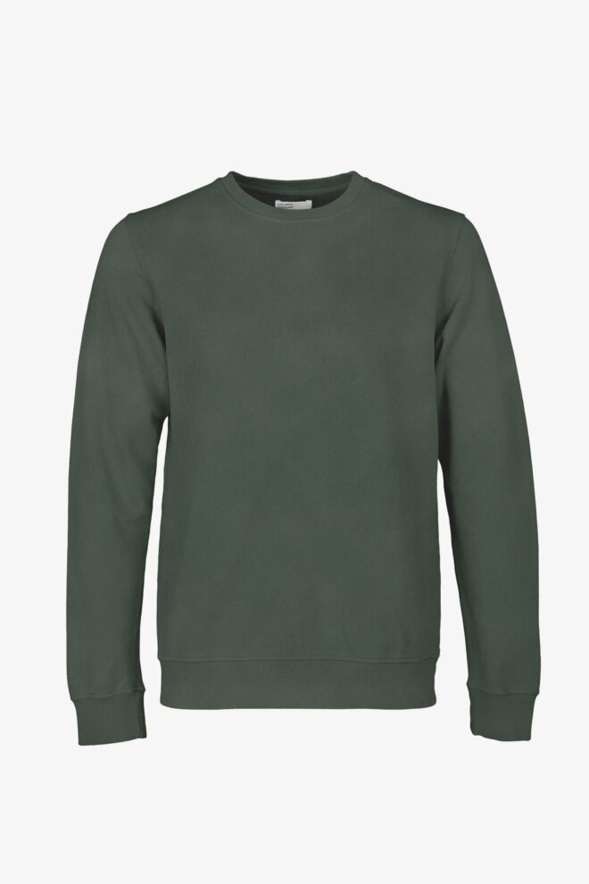 SWEATSHIRT CLASSIC ORGANIC CREW MIDNIGHT FORES