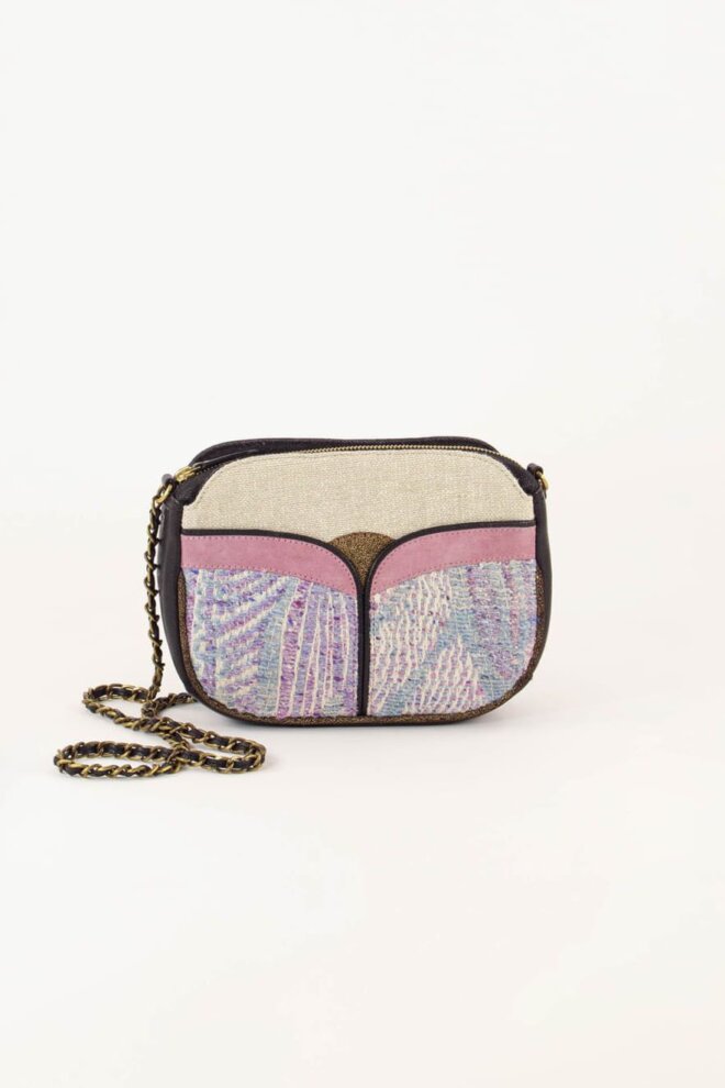 TASCHE DIVINE BLACK LILAS