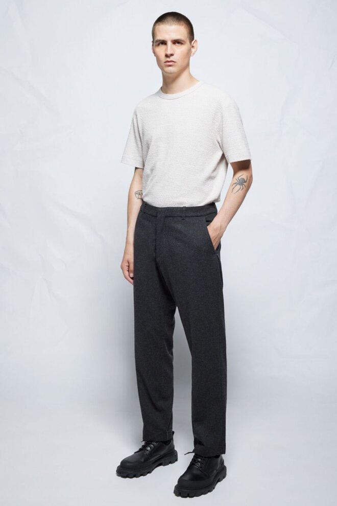 HOSE 330765 PIETERSON BLACK MELANGE