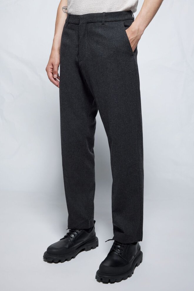 HOSE 330765 PIETERSON BLACK MELANGE