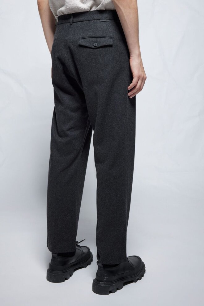 HOSE 330765 PIETERSON BLACK MELANGE