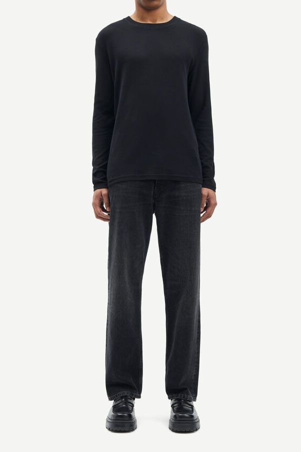 SHIRT SAJAXON T-SHIRT LS 15093 BLACK