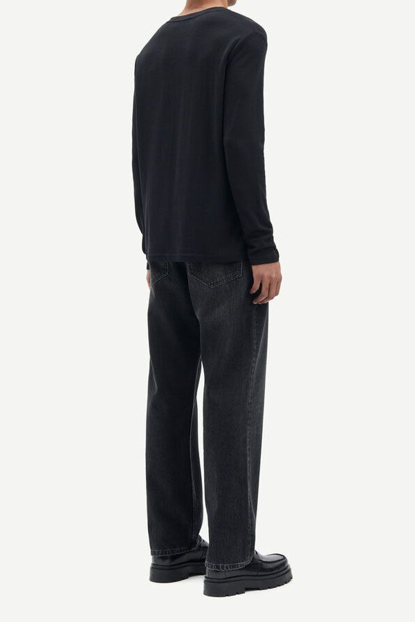 SHIRT SAJAXON T-SHIRT LS 15093 BLACK