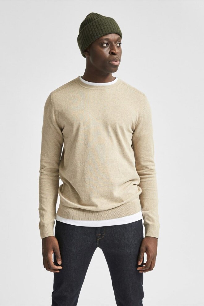 PULLOVER 16074682 SLHBERG CREW KELP