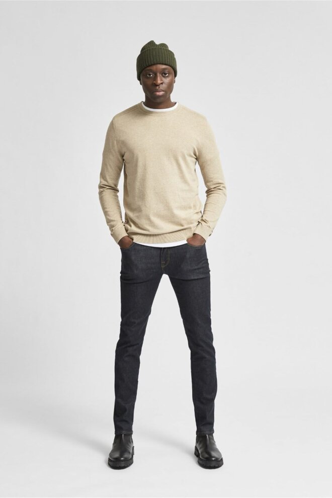 PULLOVER 16074682 SLHBERG CREW KELP