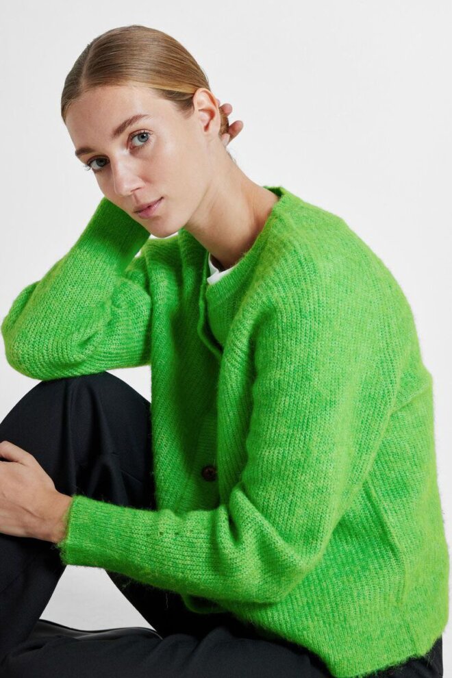 WESTE 16074481 SLFLULU LS KNIT CLASSIC GR