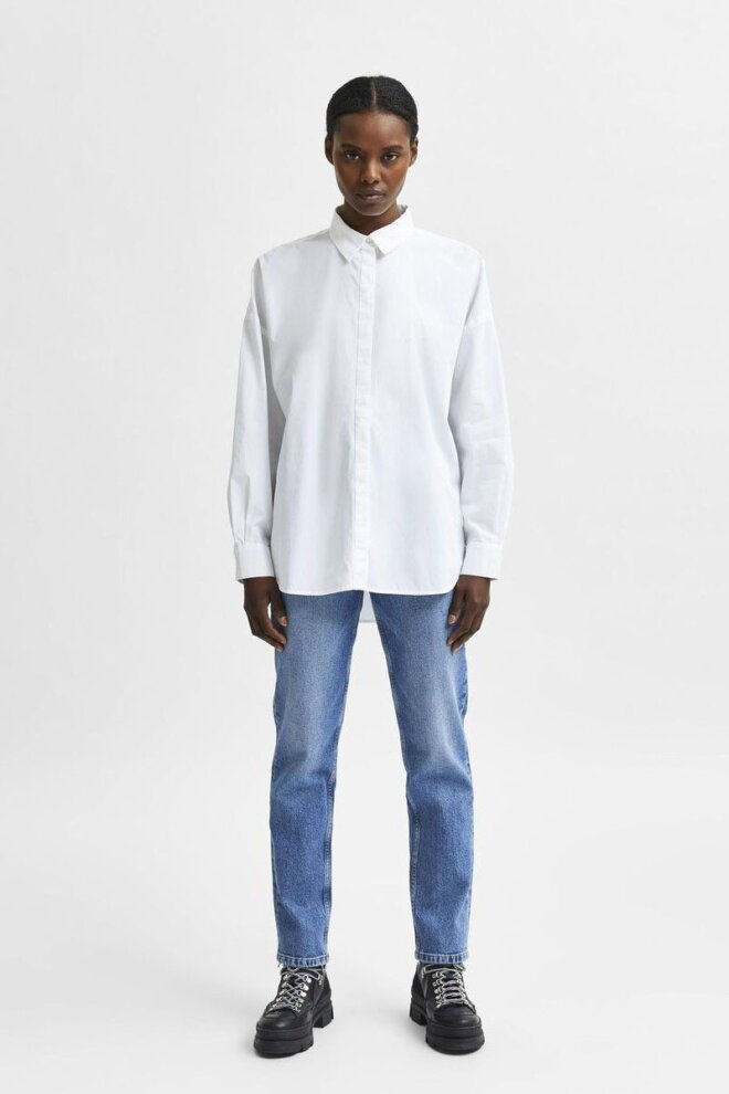 BLUSE 16079698 SLFHEMA LS SHIRT BRIGHT