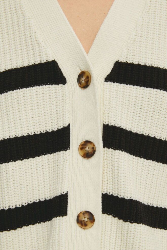 WESTE 16090275 SLFBLOOMIE LS KNIT SNOW WH