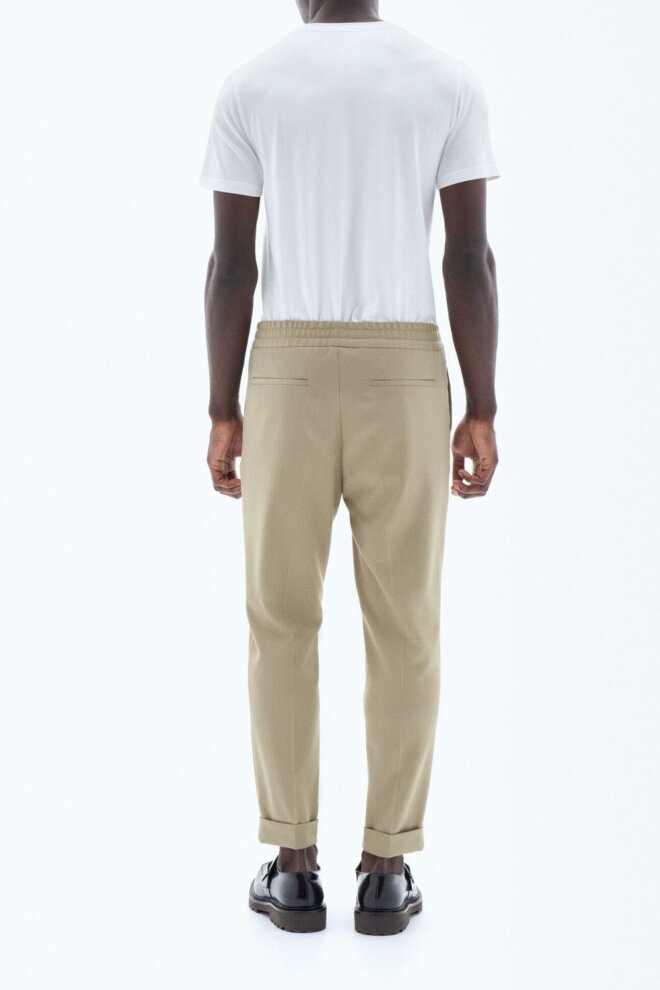 HOSE 19110 TERRY CROPPED 9969 LIGHT KHAK