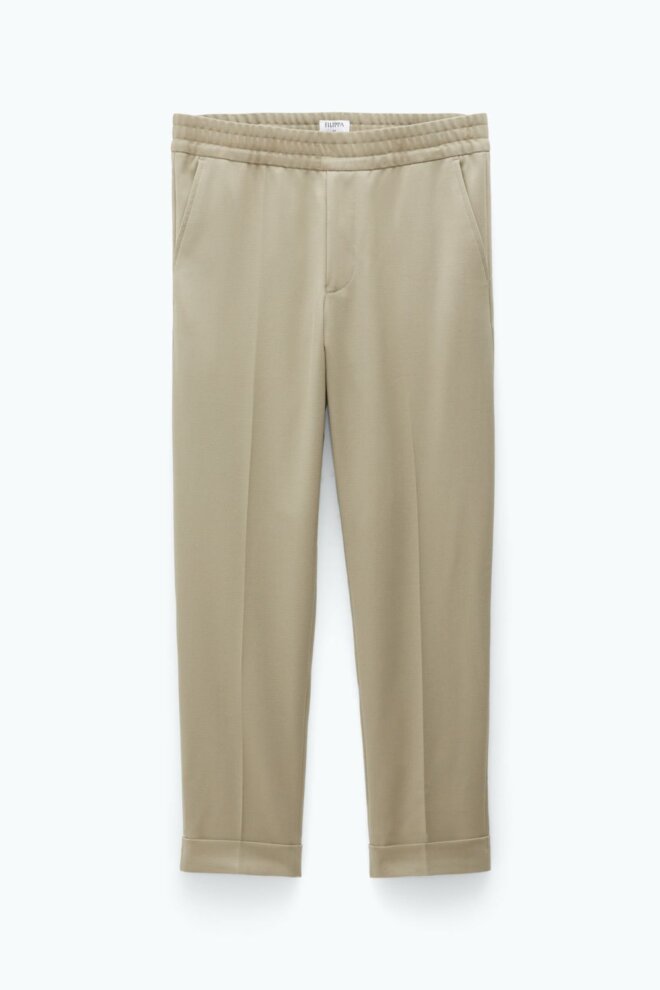 HOSE 19110 TERRY CROPPED 9969 LIGHT KHAK