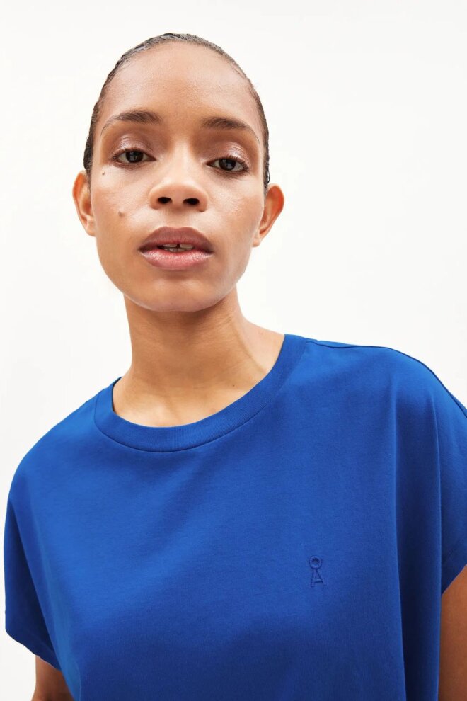 SHIRT 30005444 INAARA 2142 DYNAMO BLUE