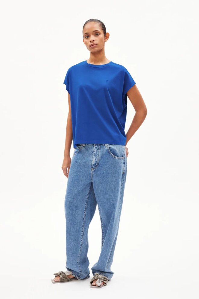 SHIRT 30005444 INAARA 2142 DYNAMO BLUE