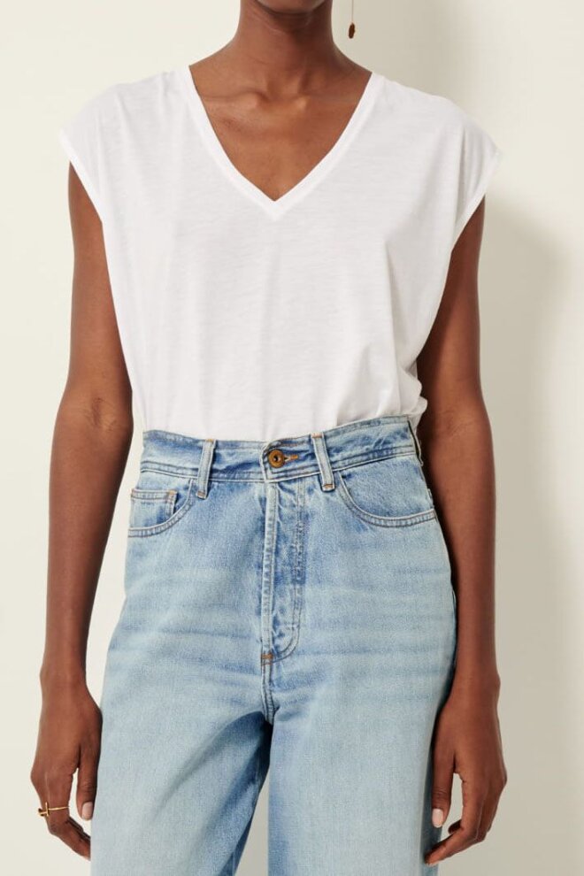 SHIRT THE V TEE SHIRT OPTICAL WHITE