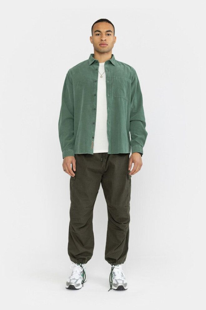 HEMD 3991 DUSTGREEN