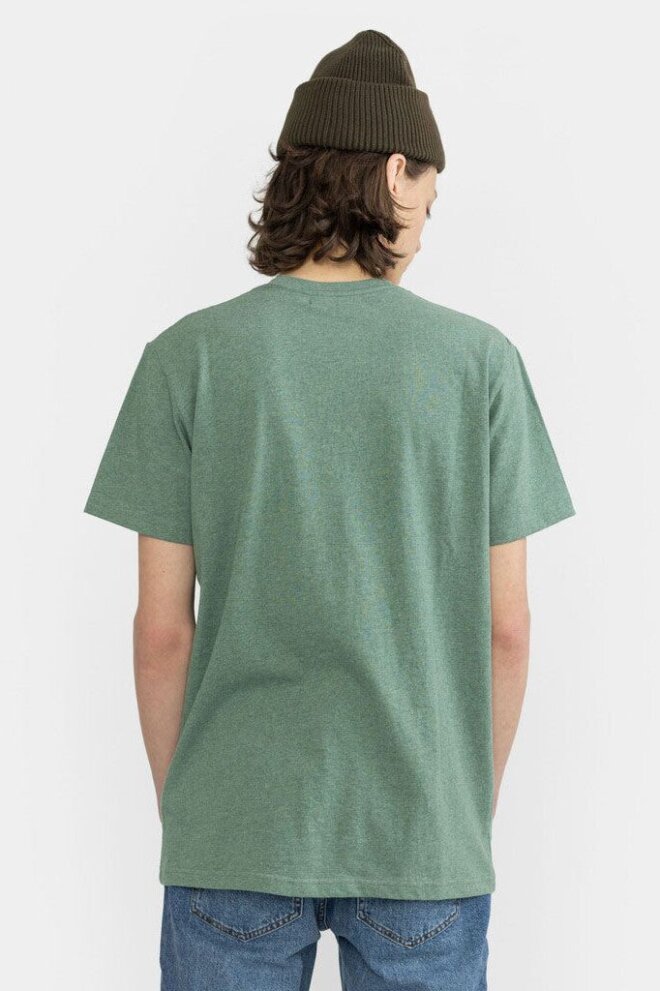 SHIRT 1342 PIC DUSTGREEN-MELANGE