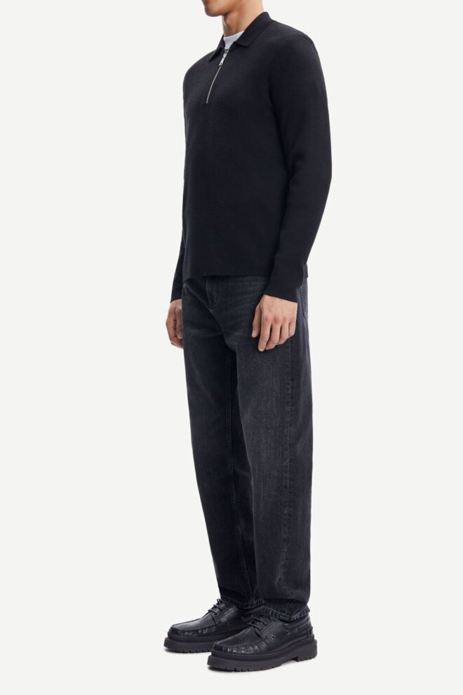 PULLOVER GUNA HALF ZIP 10490 BLACK