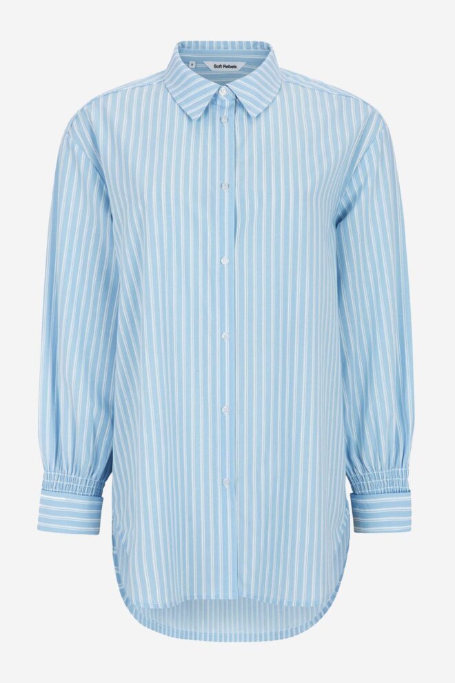 BLUSE SRGERDA SHIRT CASHMERE BLUE