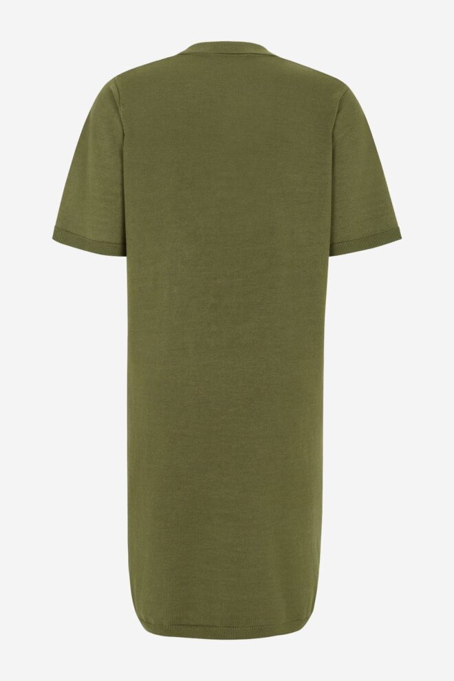 KLEID SRLEA SS POLO KNIT DRESS MARTINI OL