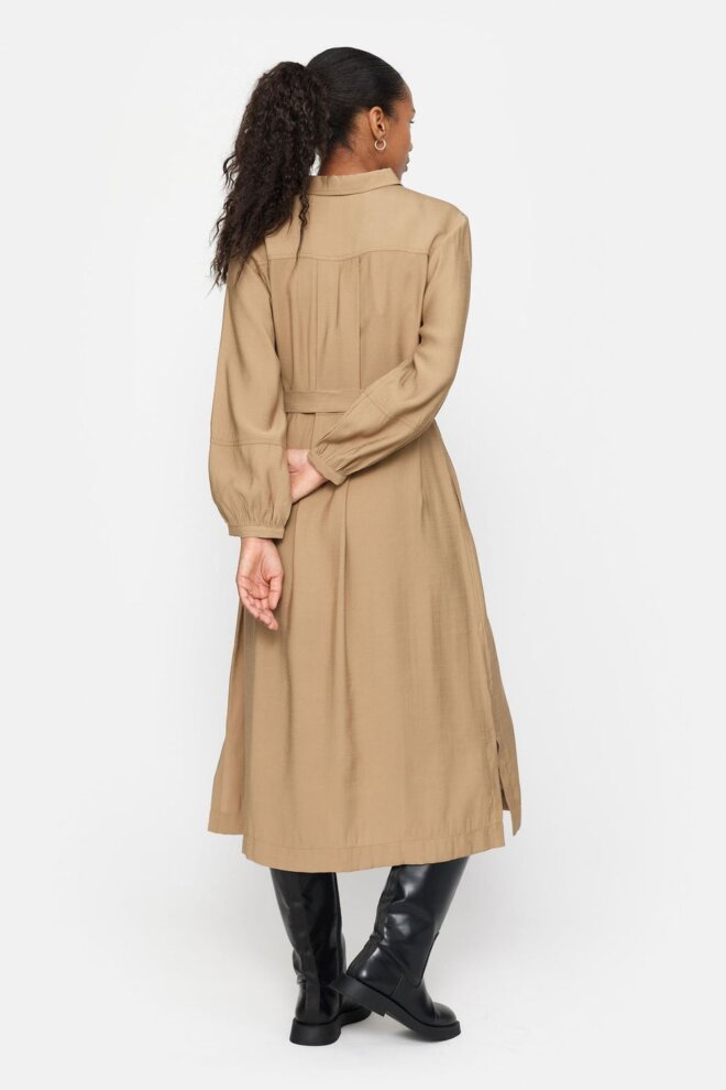 KLEID SRHANNAH MIDI SHIRT DRESS TIGERS EY
