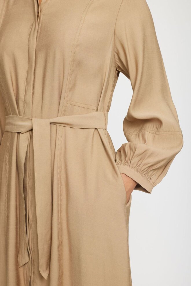 KLEID SRHANNAH MIDI SHIRT DRESS TIGERS EY