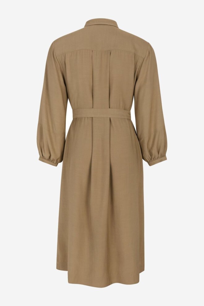 KLEID SRHANNAH MIDI SHIRT DRESS TIGERS EY