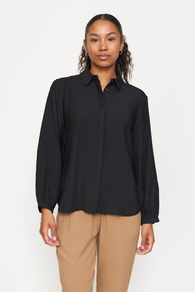 BLUSE SRHANNAH SHIRT BLACK
