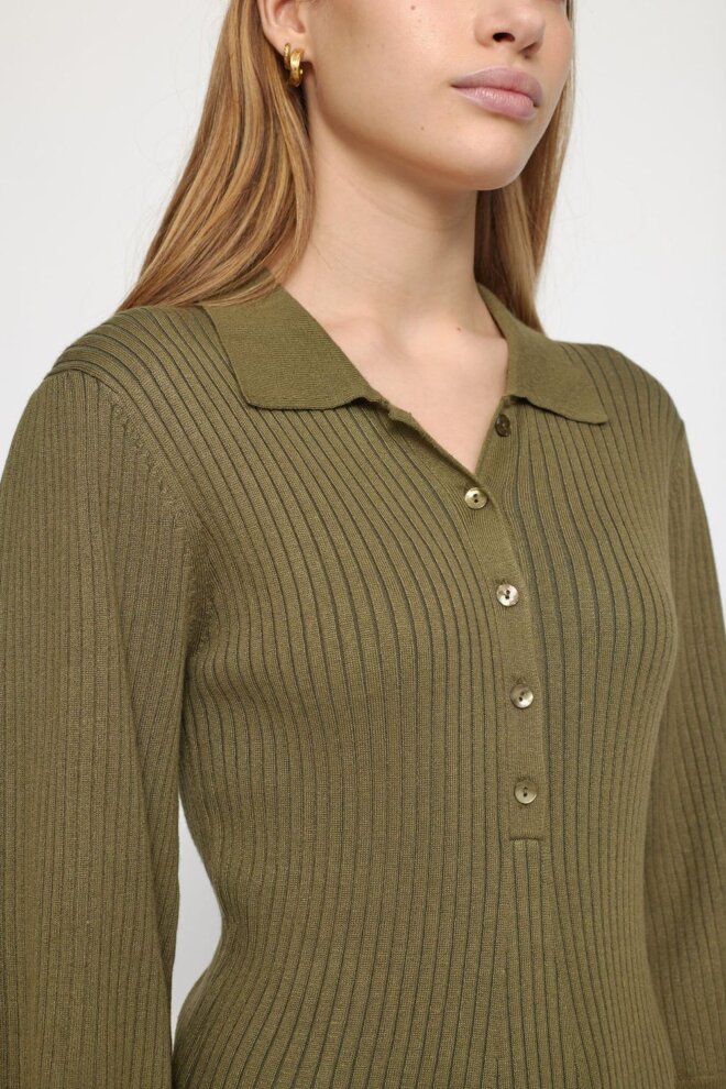 PULLOVER SRFILO KNIT MARTINI OLIVE