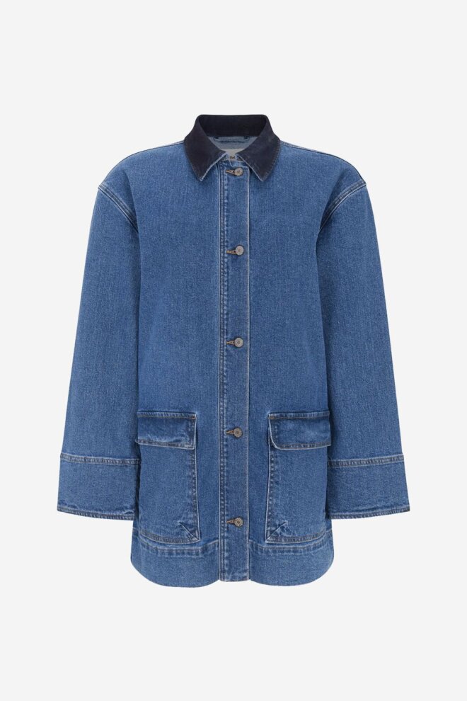 JACKE SRKIKI DENIM JACKET TRUE BLUE