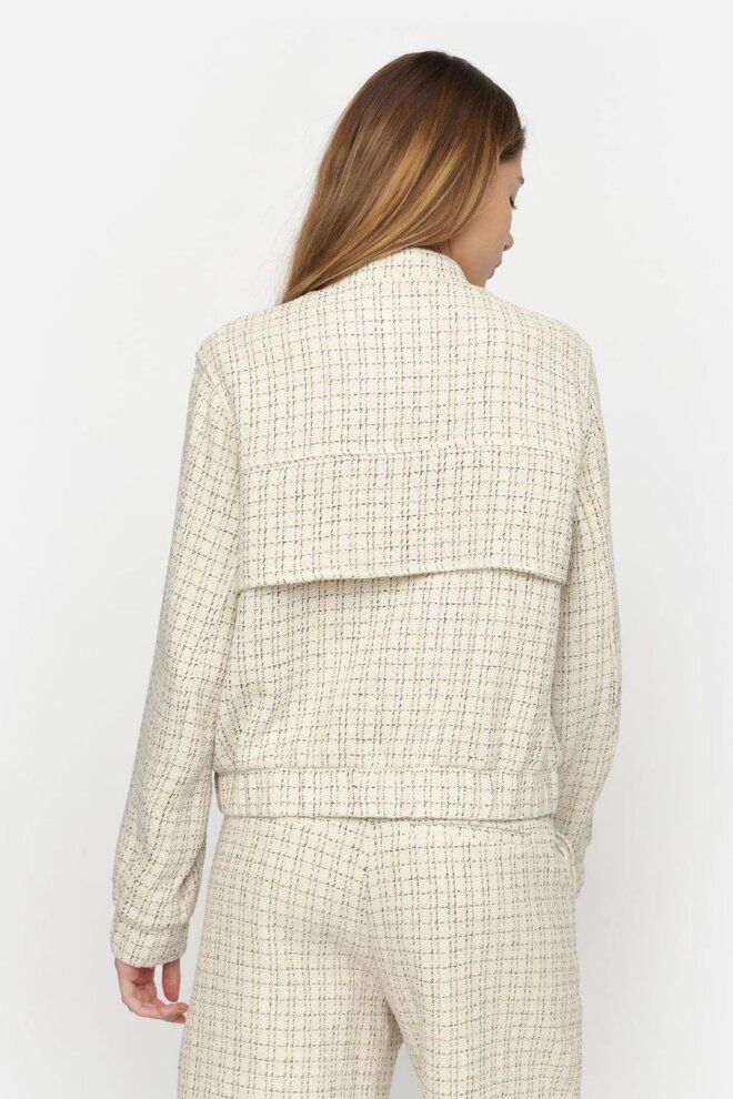 JACKE SRFLAX BOMBER JACKET ECRU
