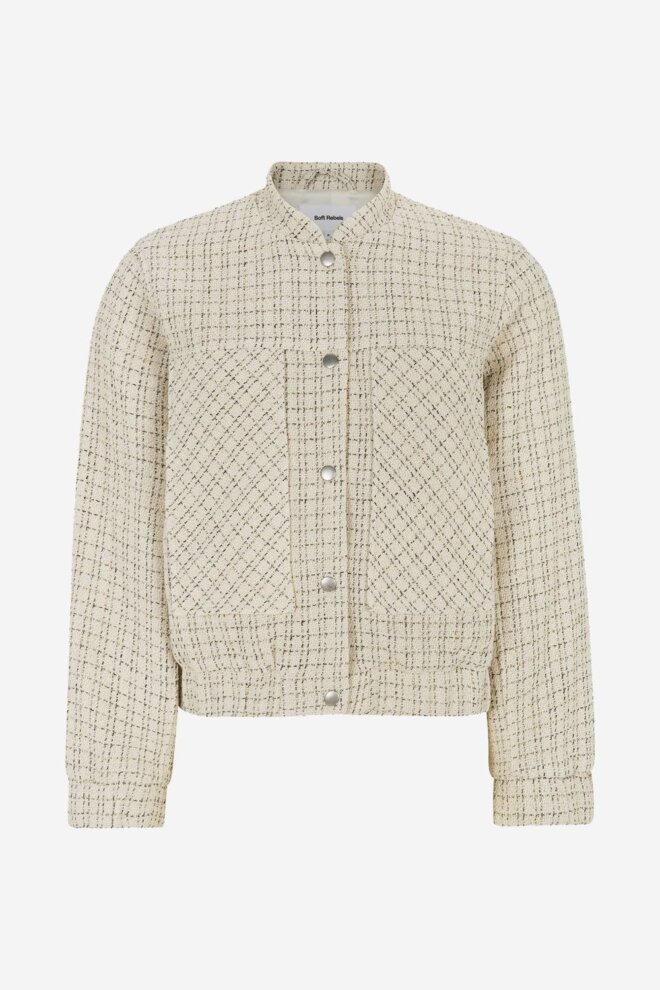 JACKE SRFLAX BOMBER JACKET ECRU