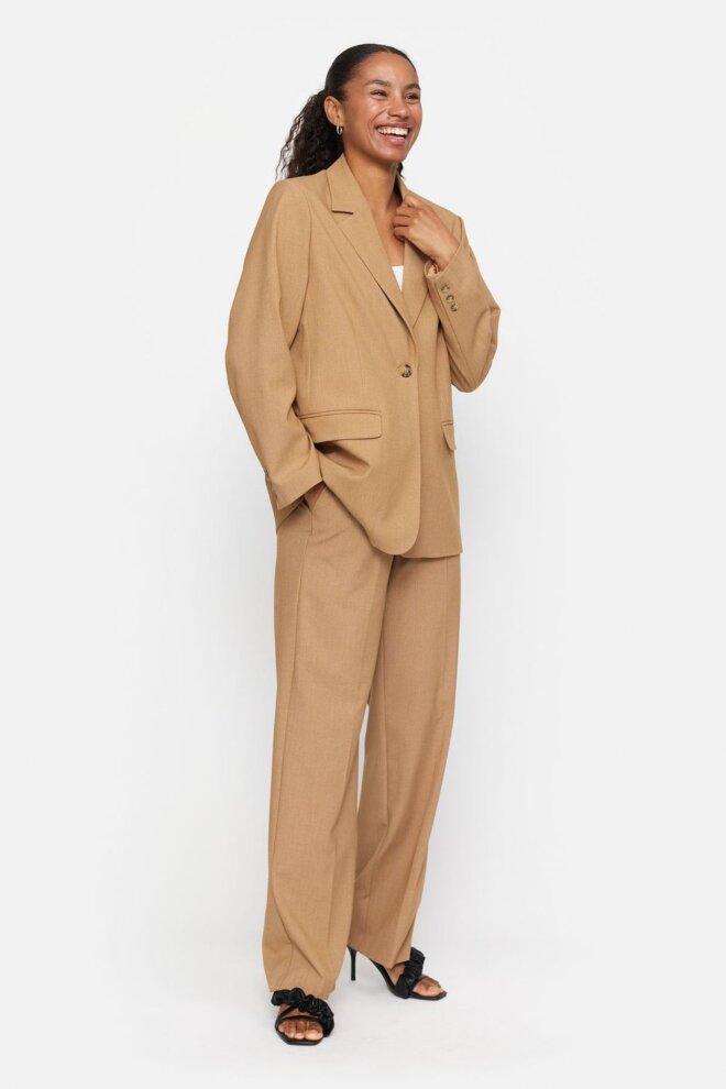 BLAZER SRVILJA LOOSE BLAZER TIGERS EYE