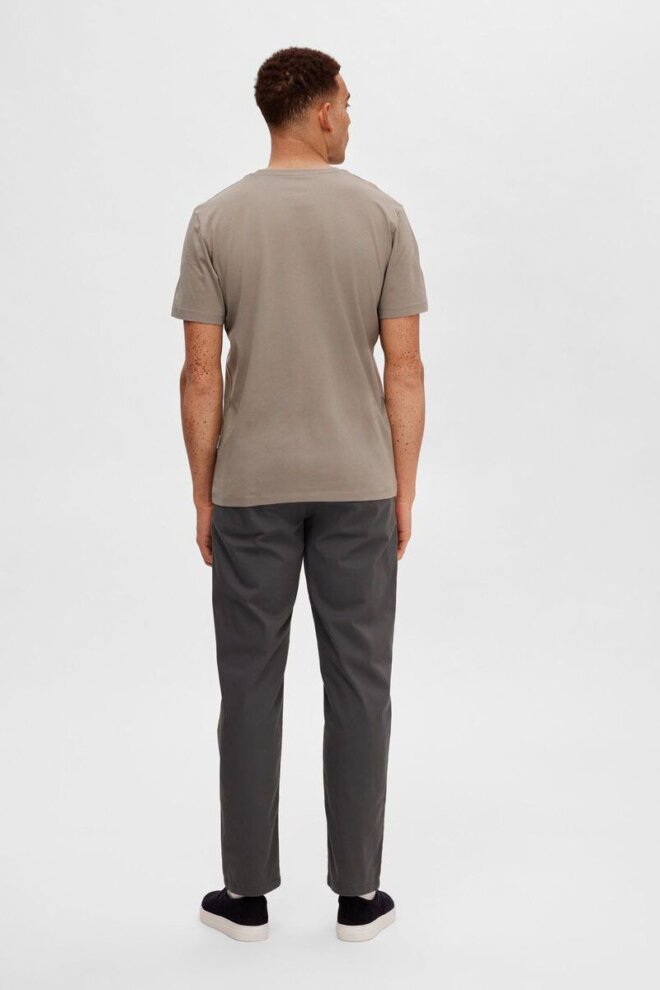 T-SHIRT 16087842 SLHASPEN SS O-NECK PURE CA