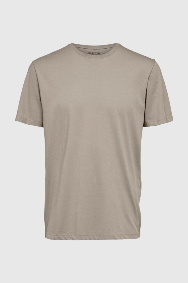 T-SHIRT 16087842 SLHASPEN SS O-NECK PURE CA