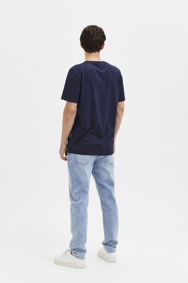 SHIRT 16092508 SLHASPEN SLUB NAVY BLAZER