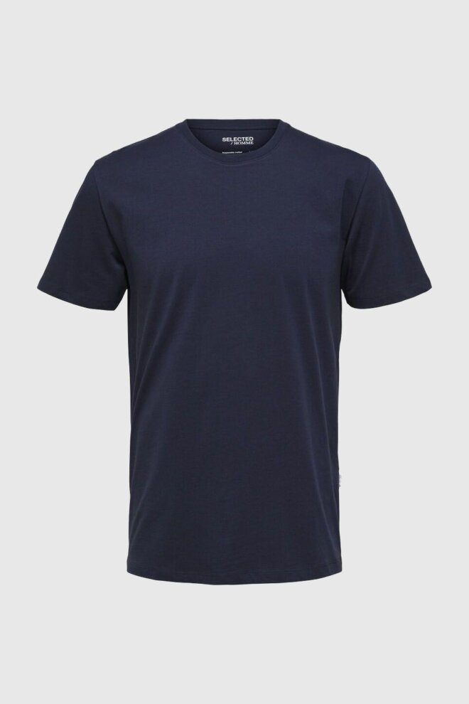 SHIRT 16092508 SLHASPEN SLUB NAVY BLAZER