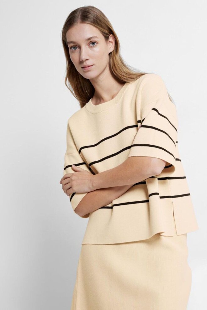 PULLOVER 16092337 SLFLIVIA 2/4 KNIT BIRCH