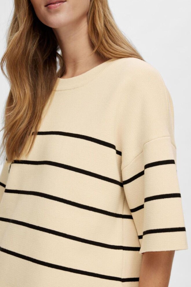 PULLOVER 16092337 SLFLIVIA 2/4 KNIT BIRCH