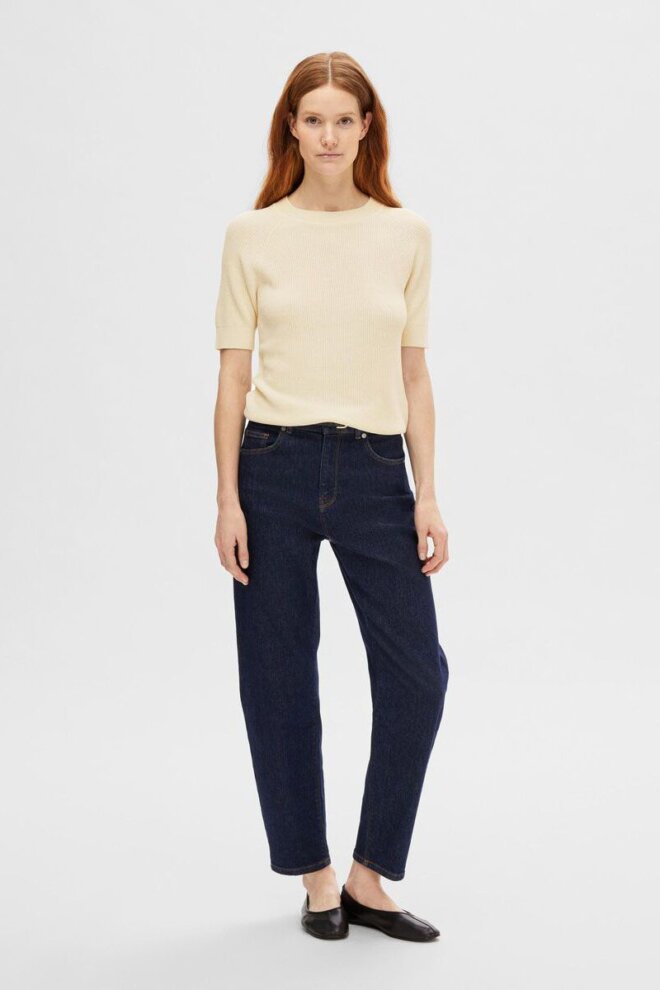 PULLOVER 16092292 SLFELINNA NEW SS TOP BIRCH